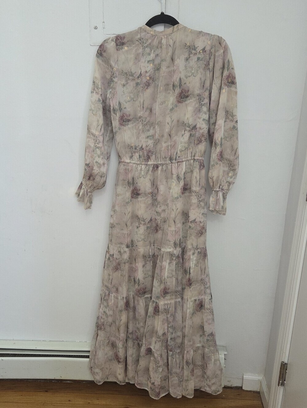 Legally Red Floral Maxi Dress - Picture 5 of 6